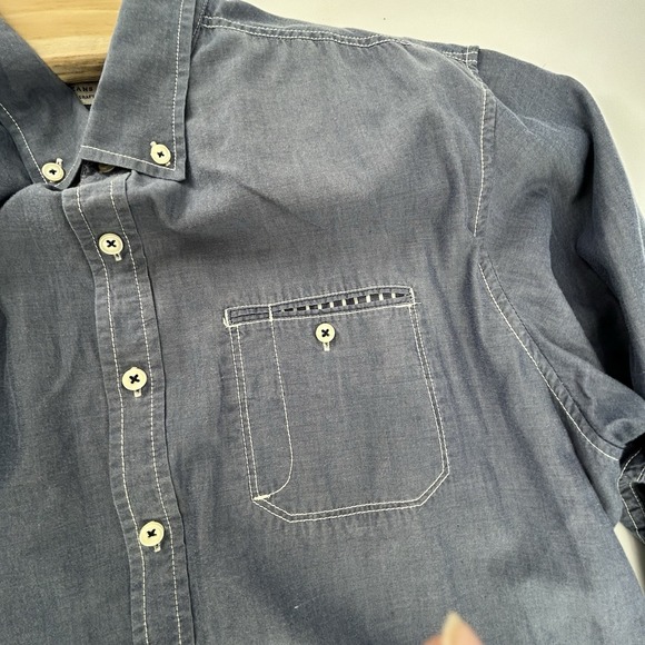 Tommy Bahama Jeans Island Crafted Cotton Tencel Blue Long Sleeve Shirt XL - Picture 5 of 13